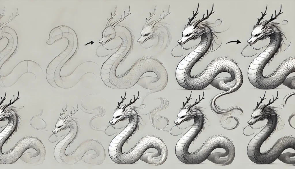 How To Draw a Dragon 5 Different Ways