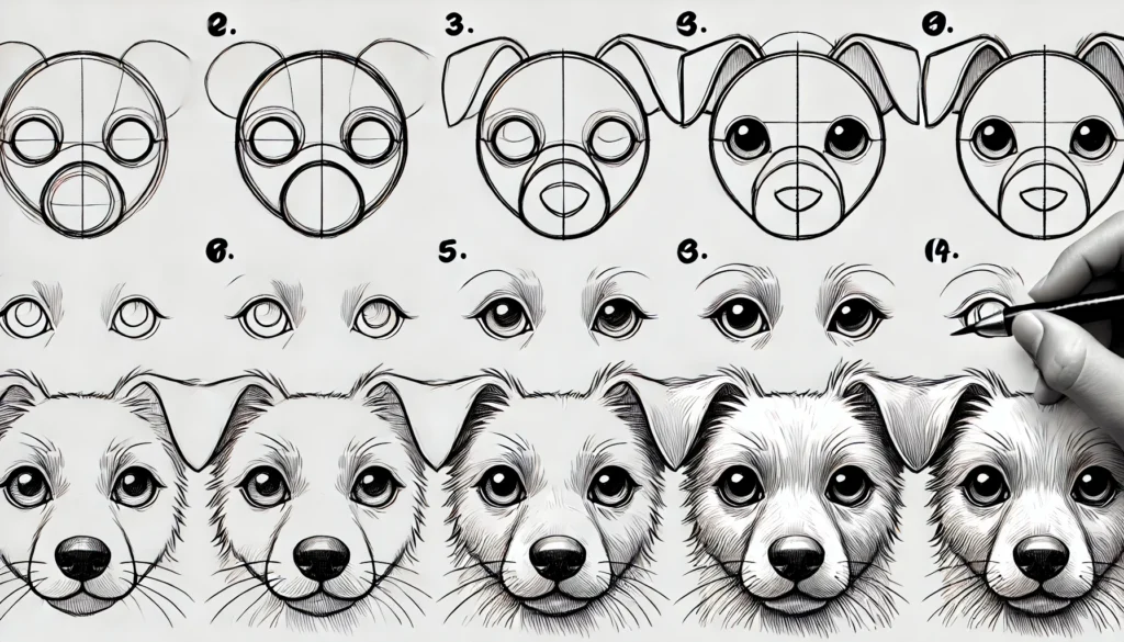 How to Draw a Dog in 5 Easy Steps - Quick and Simple