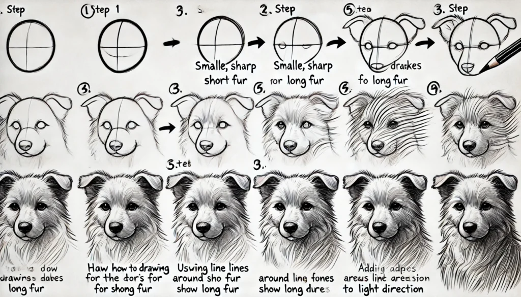 How to Draw a Dog in 5 Easy Steps - Quick and Simple