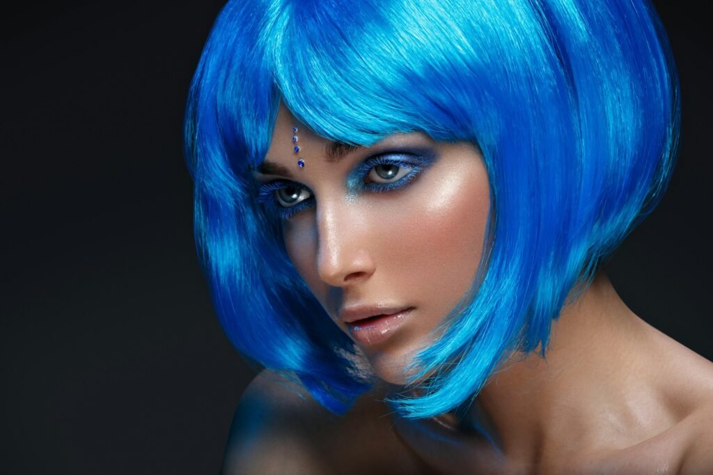 How to Choose the Perfect Blue Wig & Save With a Promo Code Beautiful girl in blue wig